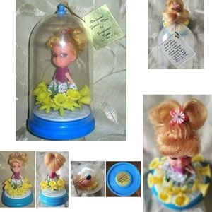 Vintage Fragrance Tyme Perfume Junior Miss Kiddle Clone Sachet Doll In Case